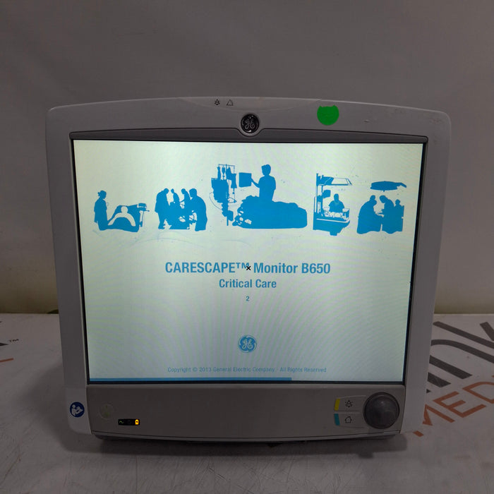 GE Healthcare GE Healthcare Carescape B650 Critical Care Patient Monitor Patient Monitors reLink Medical