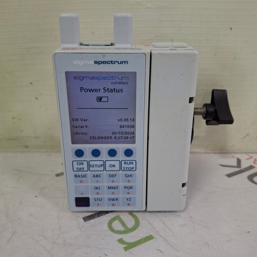 Baxter Baxter Sigma Spectrum 6.05.14 with A/B/G/N Battery Infusion Pump Infusion Pump reLink Medical