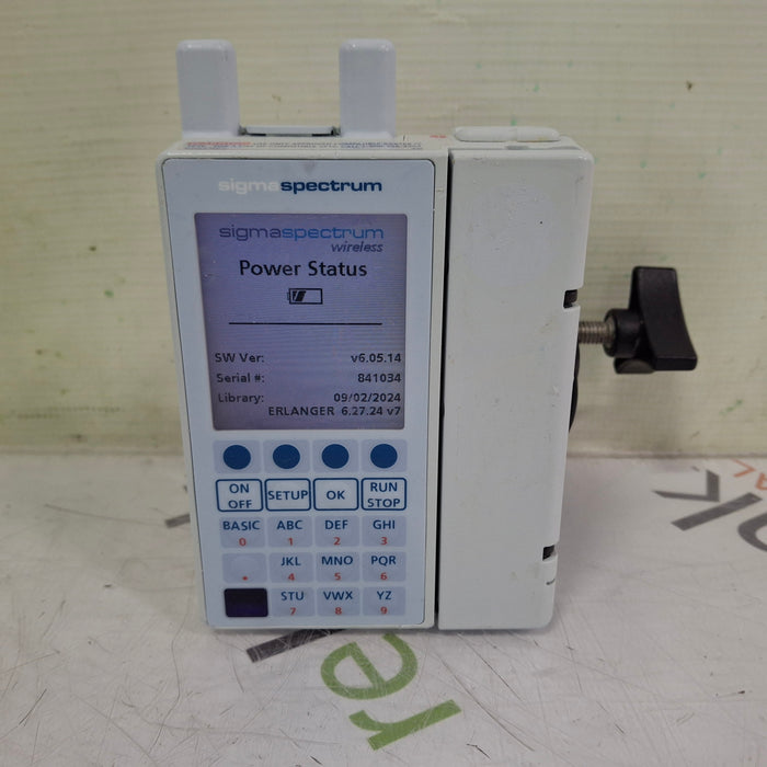 Baxter Baxter Sigma Spectrum 6.05.14 with A/B/G/N Battery Infusion Pump Infusion Pump reLink Medical