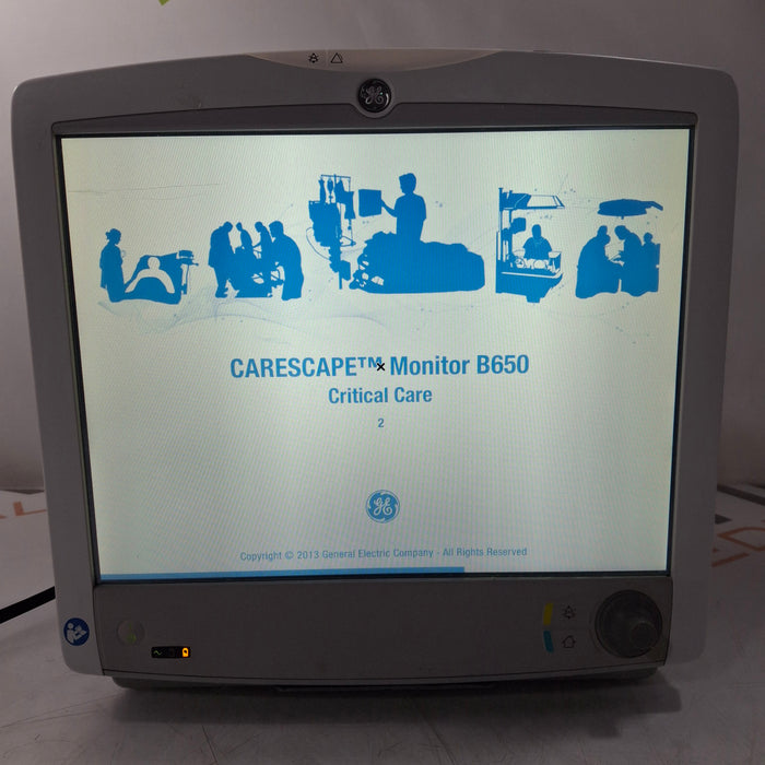GE Healthcare GE Healthcare Carescape B650 Critical Care Patient Monitor Patient Monitors reLink Medical