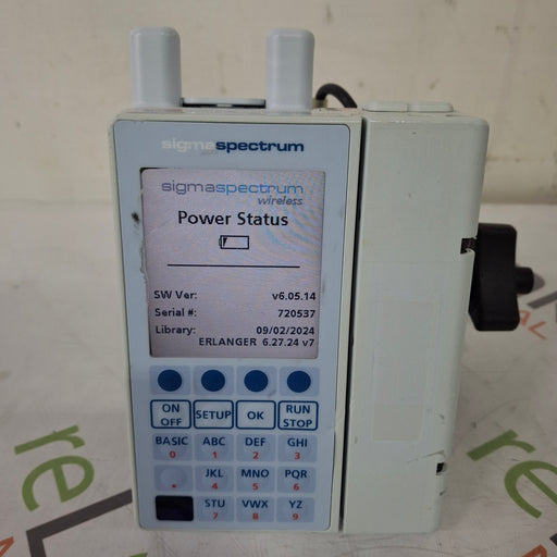 Baxter Baxter Sigma Spectrum 6.05.14 with A/B/G/N Battery Infusion Pump Infusion Pump reLink Medical