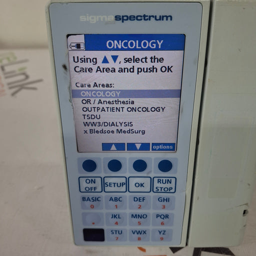 Baxter Baxter Sigma Spectrum 6.05.14 with A/B/G/N Battery Infusion Pump Infusion Pump reLink Medical