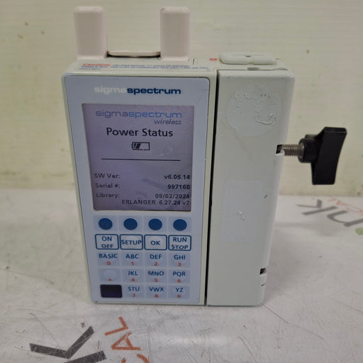 Baxter Baxter Sigma Spectrum 6.05.14 with A/B/G/N Battery Infusion Pump Infusion Pump reLink Medical