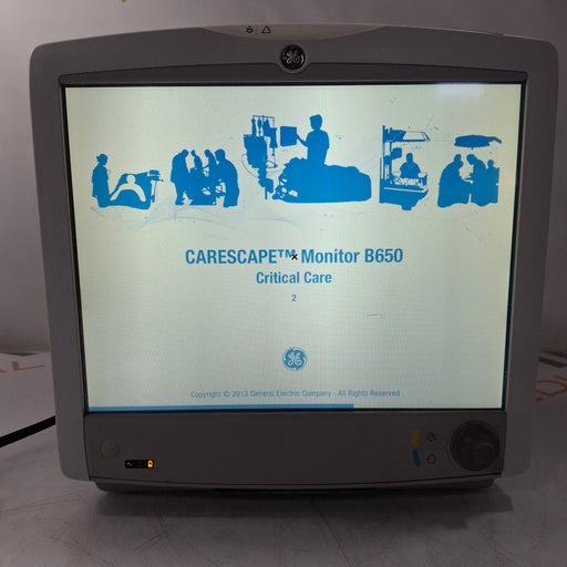 GE Healthcare GE Healthcare Carescape B650 Critical Care Patient Monitor Patient Monitors reLink Medical