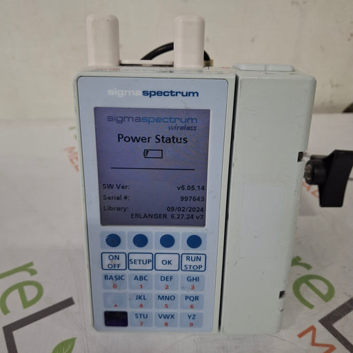 Baxter Baxter Sigma Spectrum 6.05.14 with A/B/G/N Battery Infusion Pump Infusion Pump reLink Medical