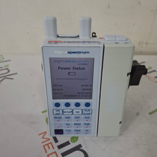 Baxter Baxter Sigma Spectrum 6.05.14 with A/B/G/N Battery Infusion Pump Infusion Pump reLink Medical