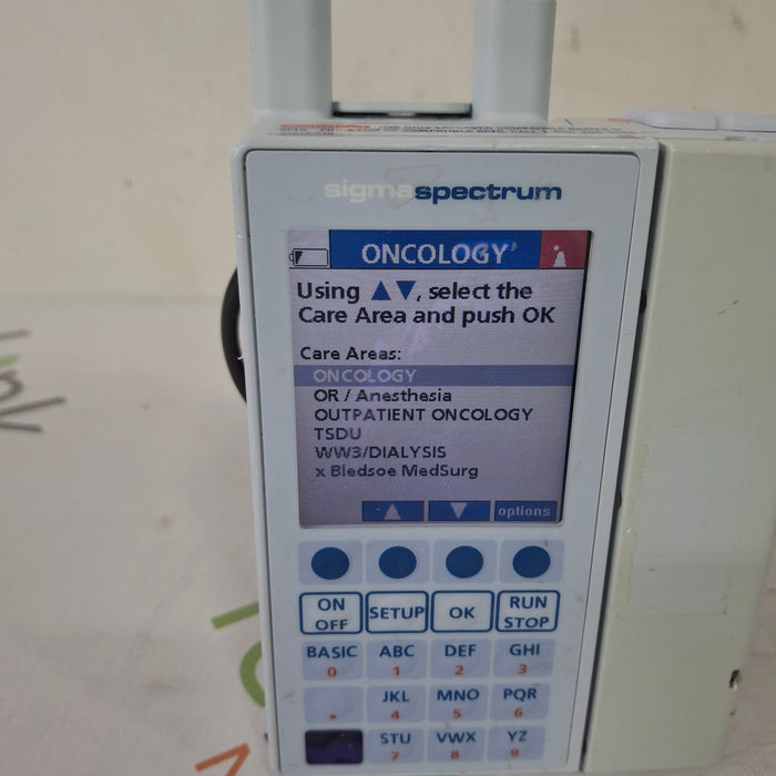 Baxter Baxter Sigma Spectrum 6.05.14 with A/B/G/N Battery Infusion Pump Infusion Pump reLink Medical