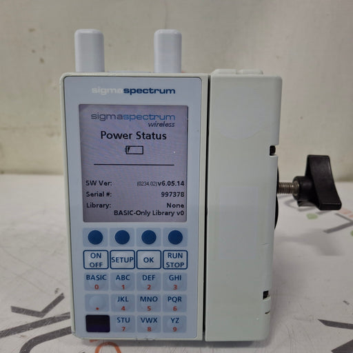 Baxter Baxter Sigma Spectrum 6.05.14 with A/B/G/N Battery Infusion Pump Infusion Pump reLink Medical