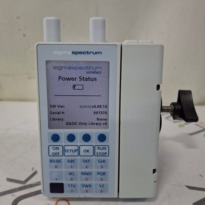 Baxter Baxter Sigma Spectrum 6.05.14 with A/B/G/N Battery Infusion Pump Infusion Pump reLink Medical