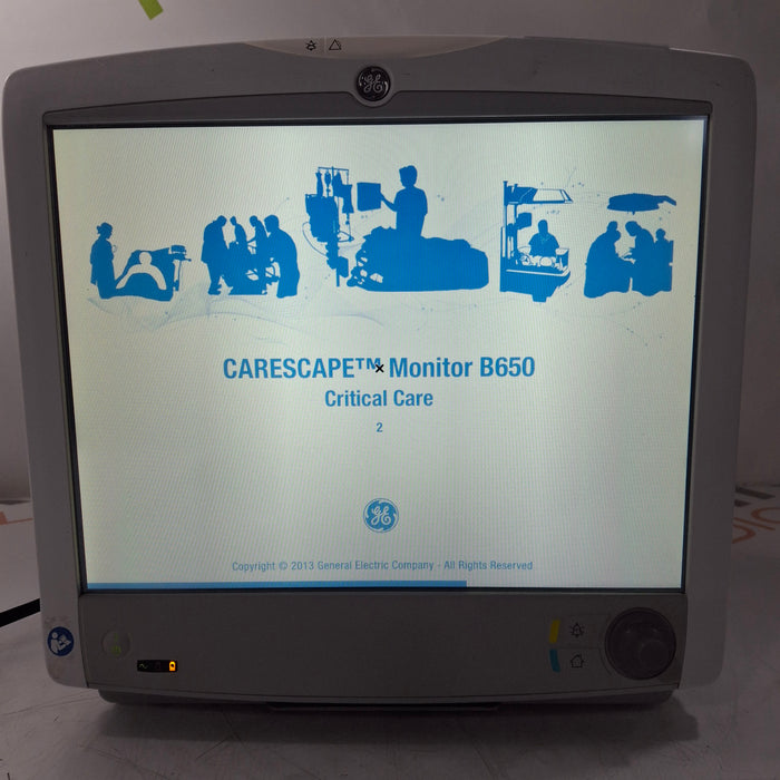 GE Healthcare GE Healthcare Carescape B650 Critical Care Patient Monitor Patient Monitors reLink Medical