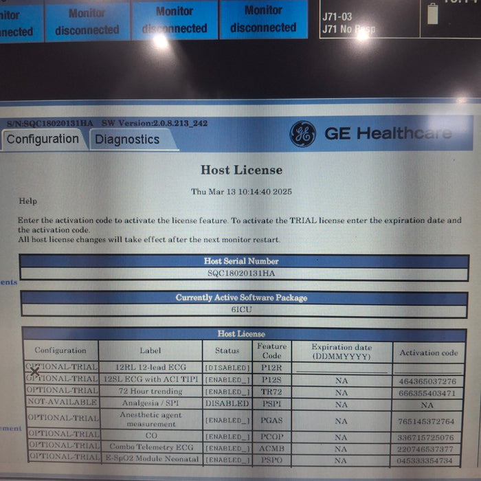 GE Healthcare GE Healthcare Carescape B650 Critical Care Patient Monitor Patient Monitors reLink Medical