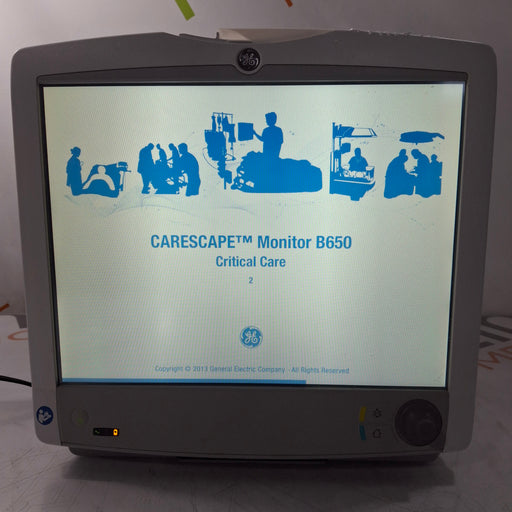 GE Healthcare GE Healthcare Carescape B650 Critical Care Patient Monitor Patient Monitors reLink Medical