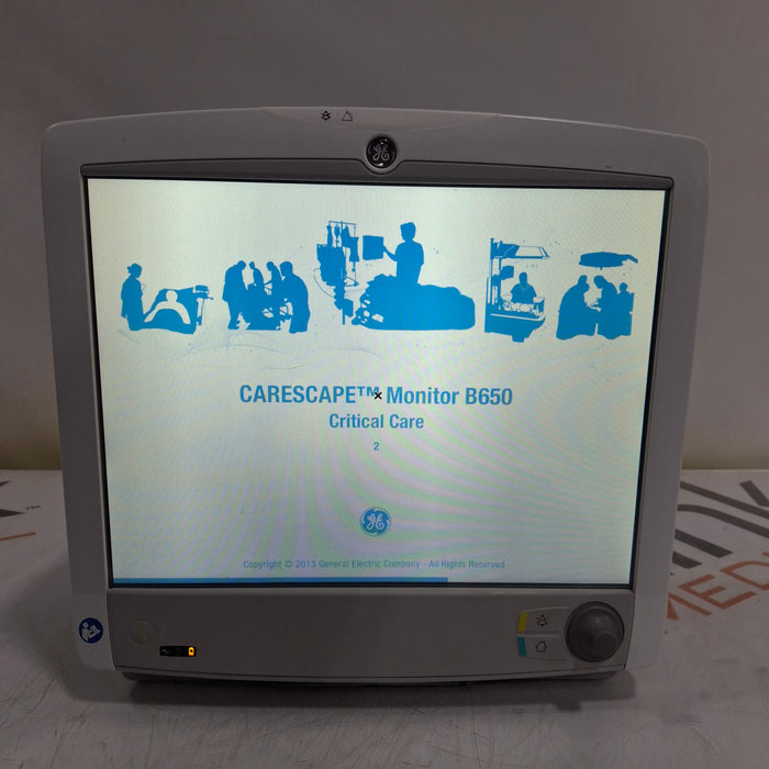 GE Healthcare GE Healthcare Carescape B650 Critical Care Patient Monitor Patient Monitors reLink Medical