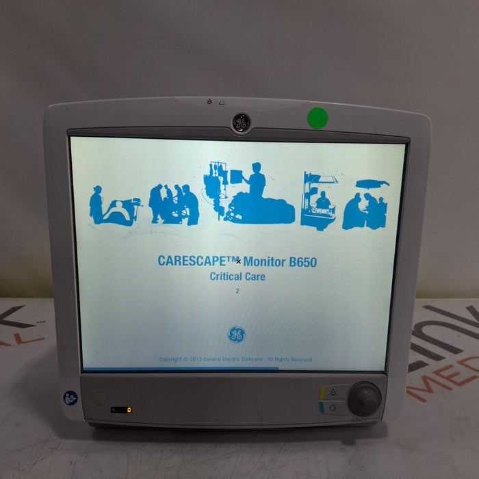 GE Healthcare GE Healthcare Carescape B650 Critical Care Patient Monitor Patient Monitors reLink Medical