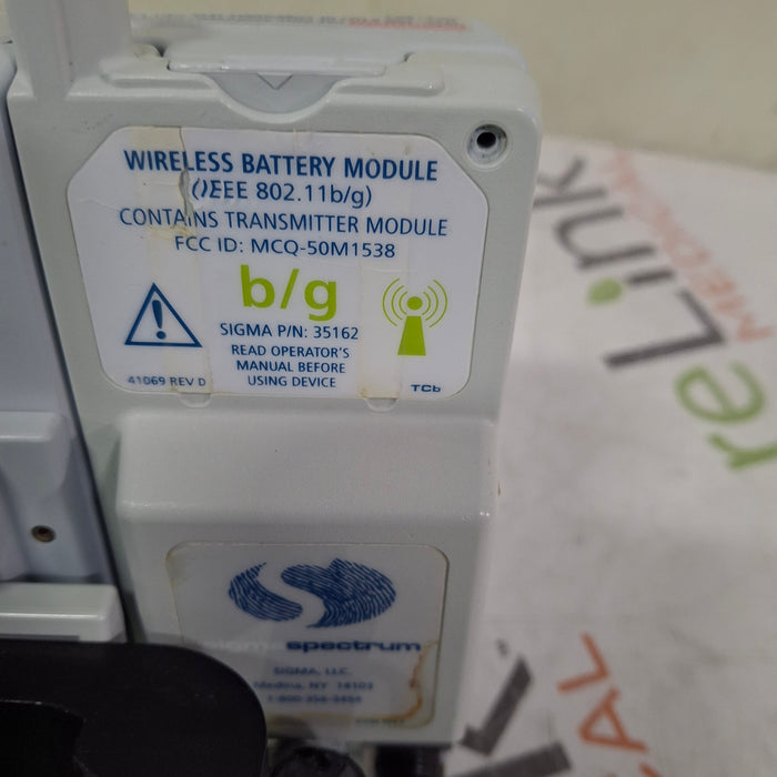 Baxter Baxter Sigma Spectrum 6.05.14 with B/G Battery Infusion Pump Infusion Pump reLink Medical