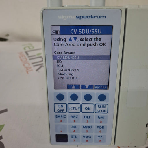 Baxter Baxter Sigma Spectrum 6.05.14 with A/B/G/N Battery Infusion Pump Infusion Pump reLink Medical