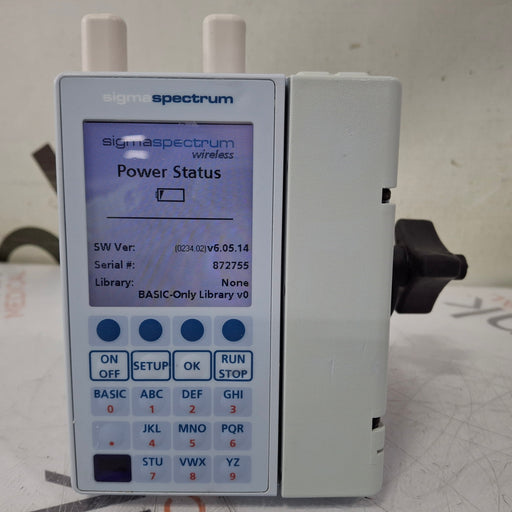 Baxter Baxter Sigma Spectrum 6.05.14 with A/B/G/N Battery Infusion Pump Infusion Pump reLink Medical