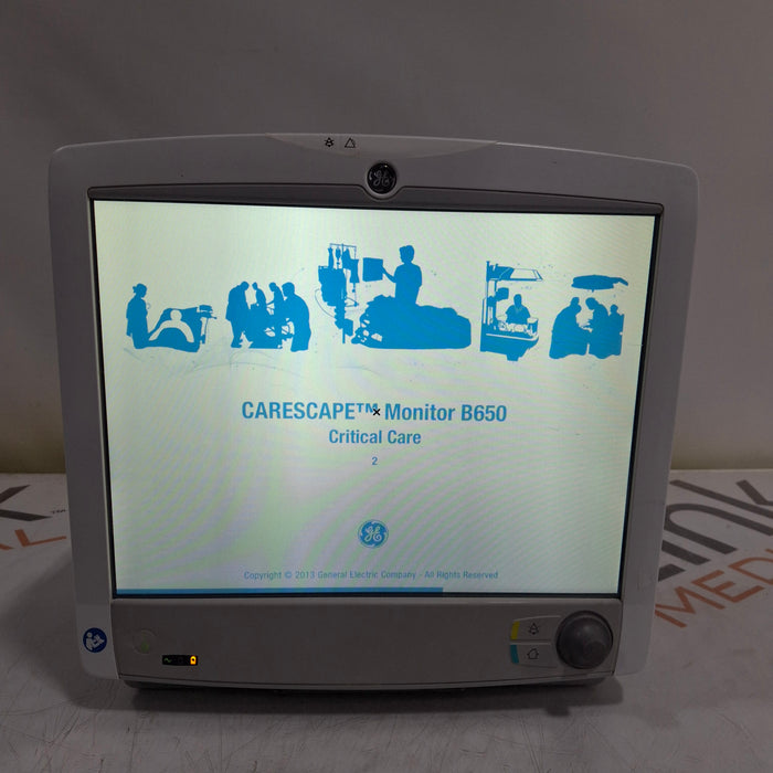 GE Healthcare GE Healthcare Carescape B650 Critical Care Patient Monitor Patient Monitors reLink Medical