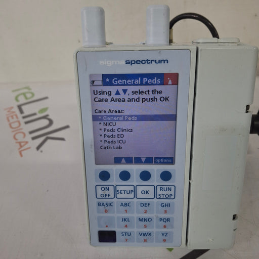 Baxter Baxter Sigma Spectrum 6.05.14 with A/B/G/N Battery Infusion Pump Infusion Pump reLink Medical