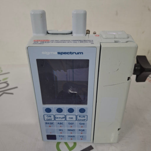 Baxter Baxter Sigma Spectrum w/ A/B/G/N Battery Infusion Pump Infusion Pump reLink Medical