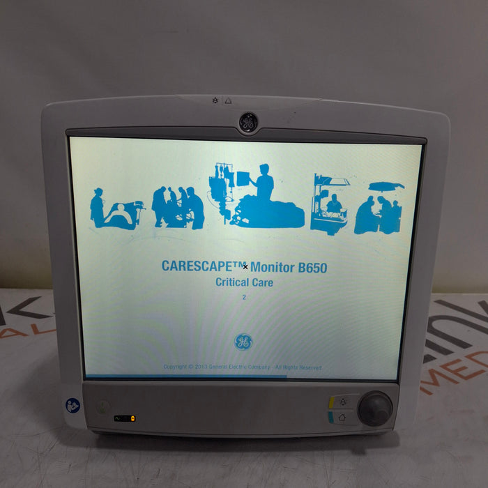 GE Healthcare GE Healthcare Carescape B650 Critical Care Patient Monitor Patient Monitors reLink Medical