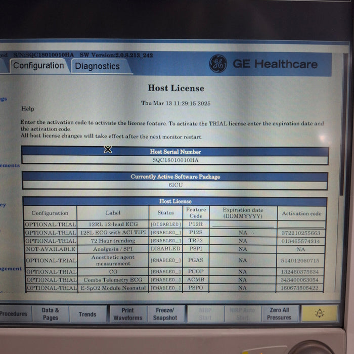 GE Healthcare GE Healthcare Carescape B650 Critical Care Patient Monitor Patient Monitors reLink Medical