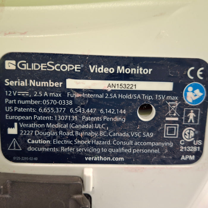 Verathon Medical, Inc Verathon Medical, Inc Glidescope Video Laryngoscope Surgical Equipment reLink Medical