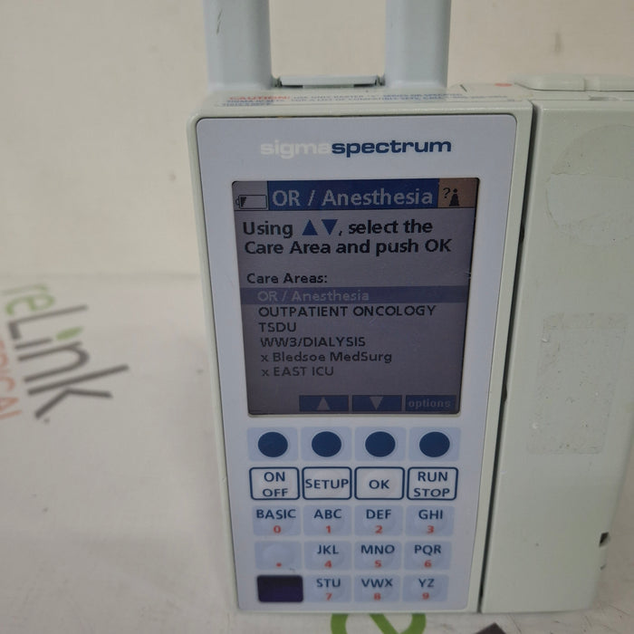 Baxter Baxter Sigma Spectrum 6.05.14 with A/B/G/N Battery Infusion Pump Infusion Pump reLink Medical