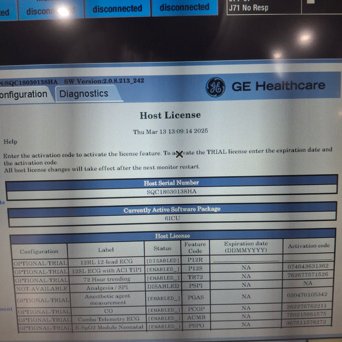 GE Healthcare GE Healthcare Carescape B650 Critical Care Patient Monitor Patient Monitors reLink Medical