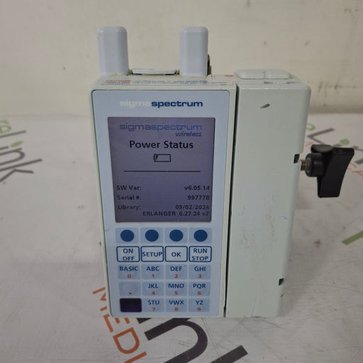 Baxter Baxter Sigma Spectrum 6.05.14 with A/B/G/N Battery Infusion Pump Infusion Pump reLink Medical