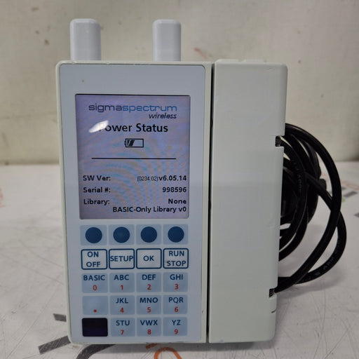 Baxter Baxter Sigma Spectrum 6.05.14 with A/B/G/N Battery Infusion Pump Infusion Pump reLink Medical