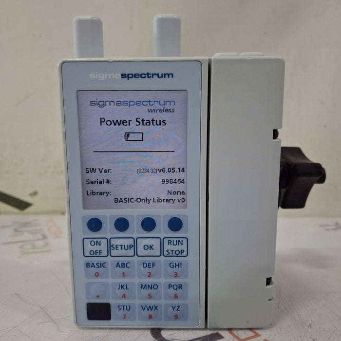 Baxter Baxter Sigma Spectrum 6.05.14 with A/B/G/N Battery Infusion Pump Infusion Pump reLink Medical