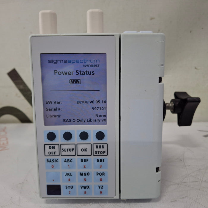 Baxter Baxter Sigma Spectrum 6.05.14 with A/B/G/N Battery Infusion Pump Infusion Pump reLink Medical