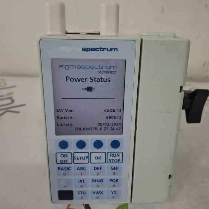 Baxter Baxter Sigma Spectrum 6.05.14 with A/B/G/N Battery Infusion Pump Infusion Pump reLink Medical