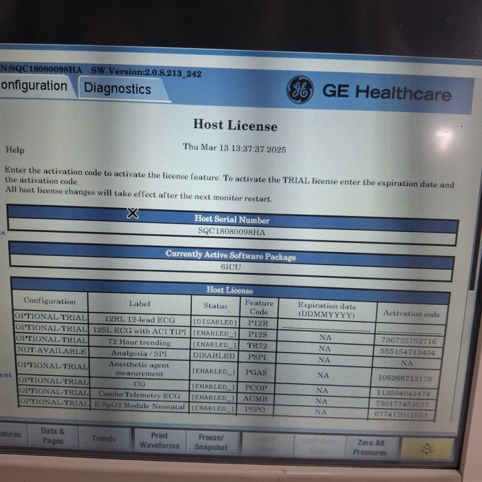 GE Healthcare GE Healthcare Carescape B650 Critical Care Patient Monitor Patient Monitors reLink Medical