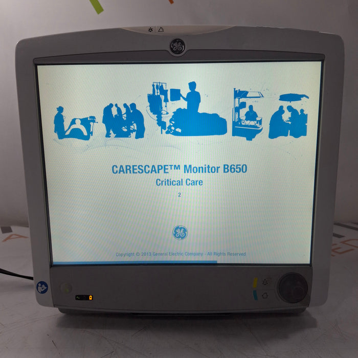 GE Healthcare GE Healthcare Carescape B650 Critical Care Patient Monitor Patient Monitors reLink Medical
