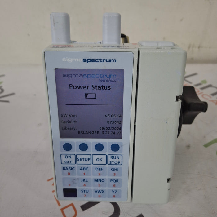 Baxter Baxter Sigma Spectrum 6.05.14 with A/B/G/N Battery Infusion Pump Infusion Pump reLink Medical