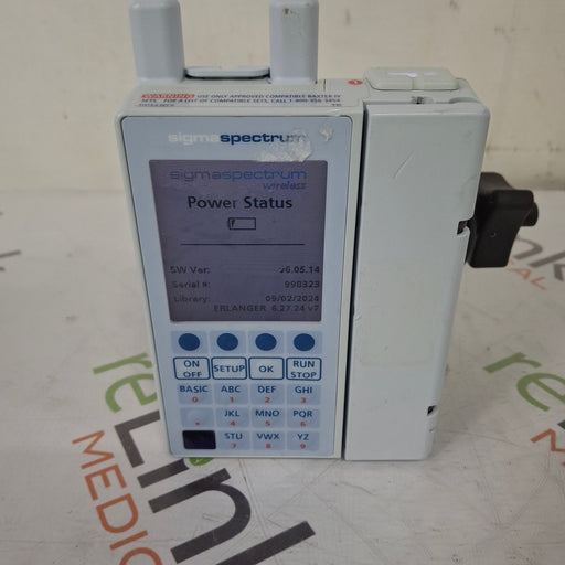 Baxter Baxter Sigma Spectrum 6.05.14 with A/B/G/N Battery Infusion Pump Infusion Pump reLink Medical