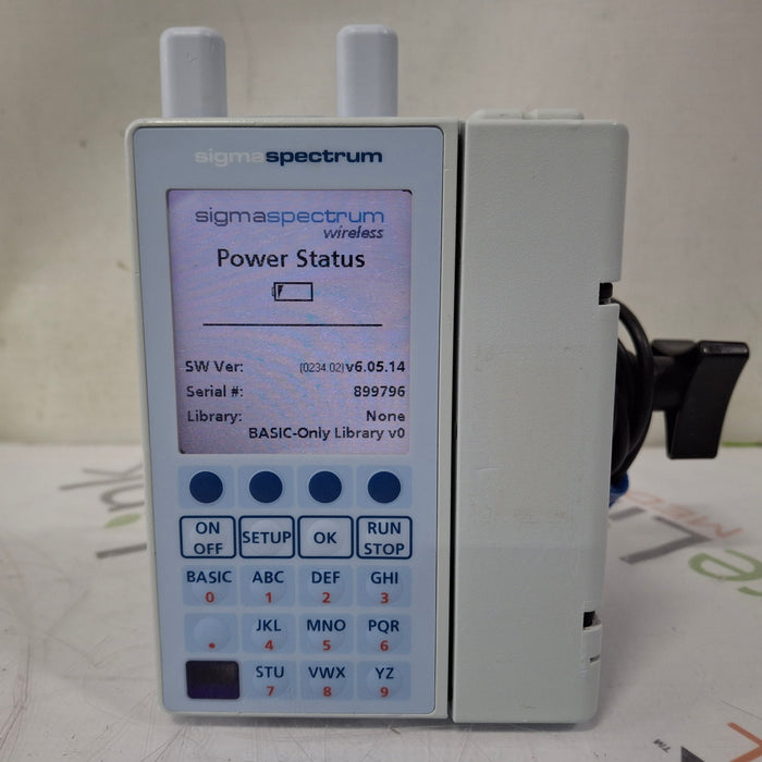 Baxter Baxter Sigma Spectrum 6.05.14 with A/B/G/N Battery Infusion Pump Infusion Pump reLink Medical