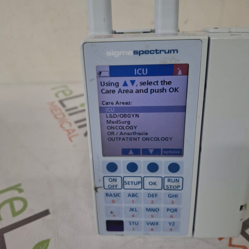 Baxter Baxter Sigma Spectrum 6.05.14 with A/B/G/N Battery Infusion Pump Infusion Pump reLink Medical