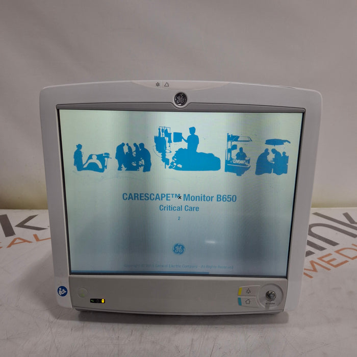 GE Healthcare GE Healthcare Carescape B650 Critical Care Patient Monitor Patient Monitors reLink Medical