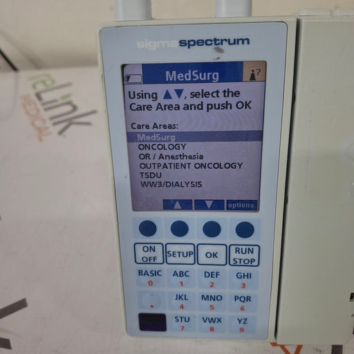Baxter Baxter Sigma Spectrum 6.05.14 with A/B/G/N Battery Infusion Pump Infusion Pump reLink Medical