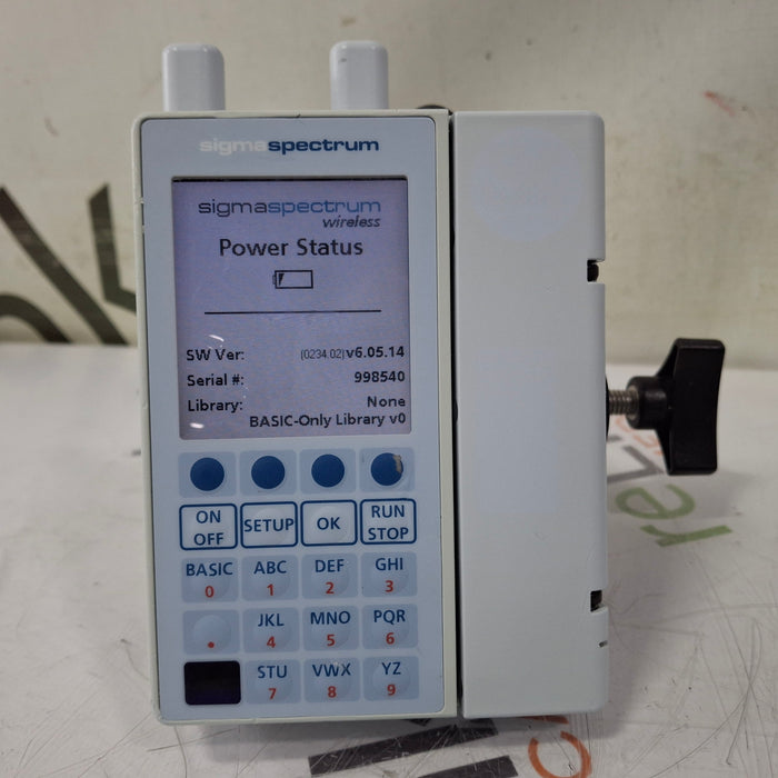 Baxter Baxter Sigma Spectrum 6.05.14 with A/B/G/N Battery Infusion Pump Infusion Pump reLink Medical
