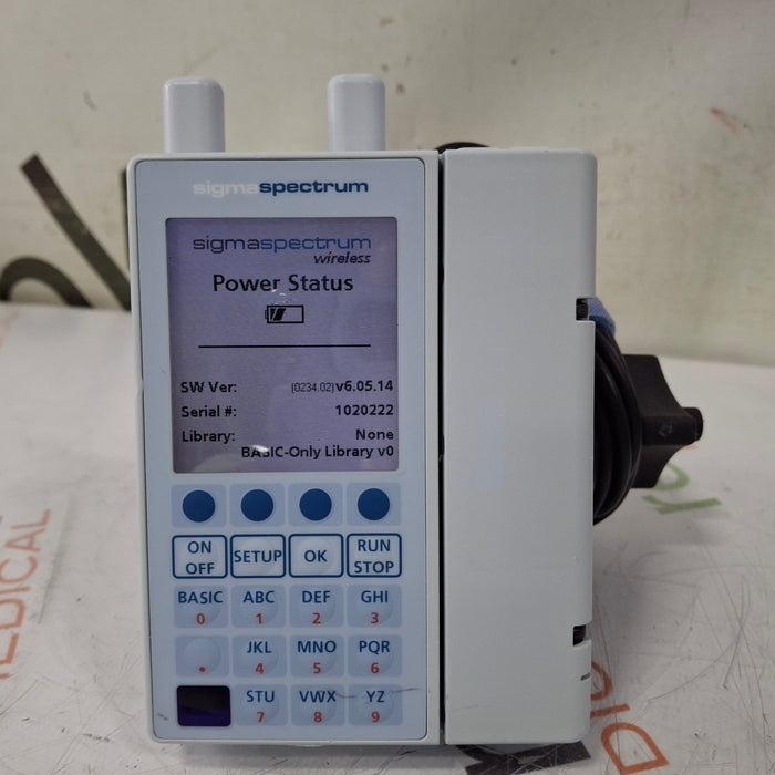 Baxter Baxter Sigma Spectrum 6.05.14 with A/B/G/N Battery Infusion Pump Infusion Pump reLink Medical