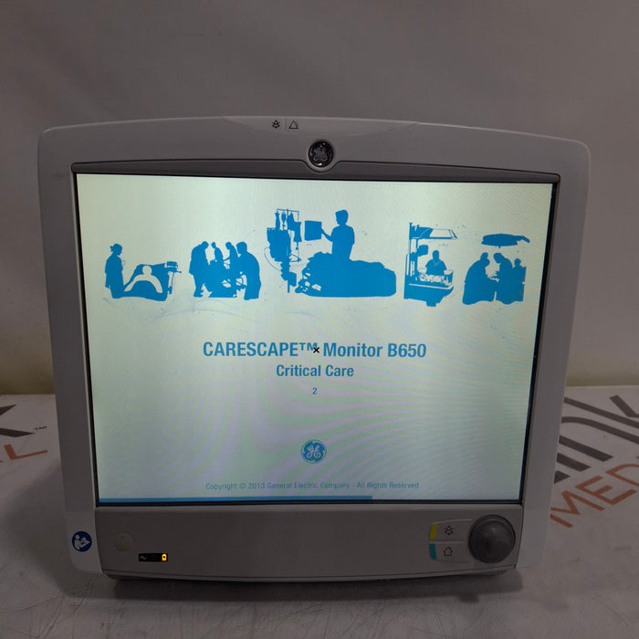 GE Healthcare GE Healthcare Carescape B650 Critical Care Patient Monitor Patient Monitors reLink Medical