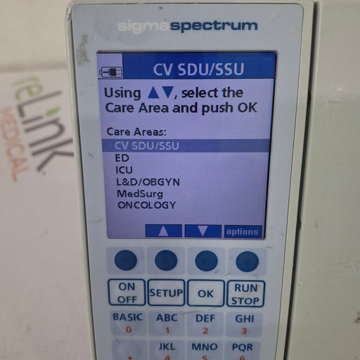 Baxter Baxter Sigma Spectrum 6.05.14 with A/B/G/N Battery Infusion Pump Infusion Pump reLink Medical