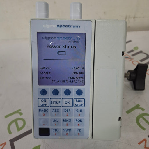 Baxter Baxter Sigma Spectrum 6.05.14 with A/B/G/N Battery Infusion Pump Infusion Pump reLink Medical