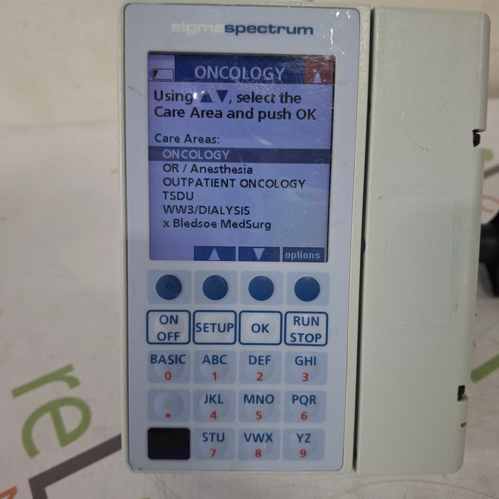 Baxter Baxter Sigma Spectrum 6.05.14 with A/B/G/N Battery Infusion Pump Infusion Pump reLink Medical