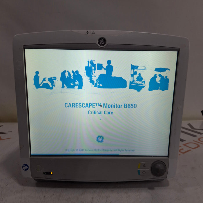 GE Healthcare GE Healthcare Carescape B650 Critical Care Patient Monitor Patient Monitors reLink Medical