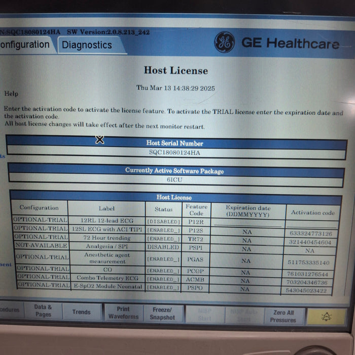 GE Healthcare GE Healthcare Carescape B650 Critical Care Patient Monitor Patient Monitors reLink Medical